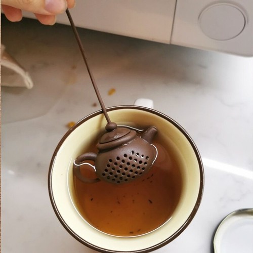 Creative Teapot-Shape Tea Infuser Strainer Tea Filter Reusable Silicone Teaware - Picture 4 of 28