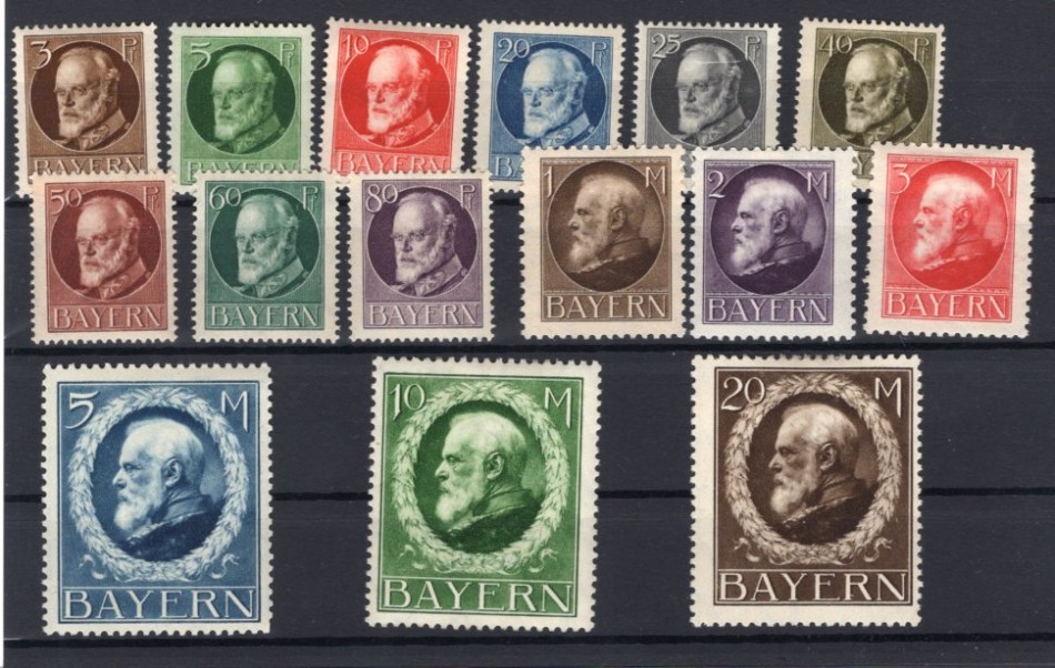 Bavaria 94/109I Peace Print * MH 200EUR (73901)