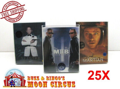 25x BLU-RAY 4K UHD MOVIE - OVERSIZED BOX SET (SIZE B4O H) - CLEAR PROTECTIVE BOX