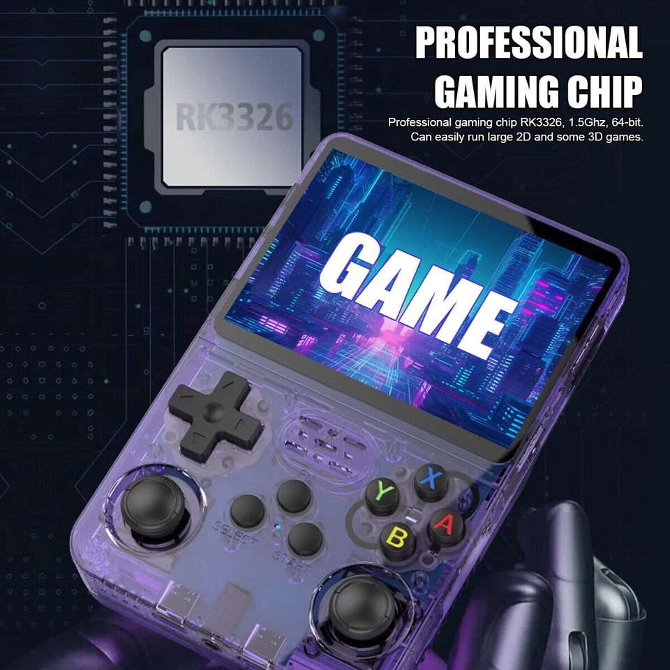 Consola de juegos portátil retro 128 GB, R36S videojuegos consolas 64 GB 20000+ juegos Foto 4 de 4