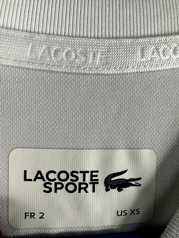 Lacoste Sport Women T Shirt Size XS Short Sleeve Crew Neck Regular Pullover - Image 3 of 4