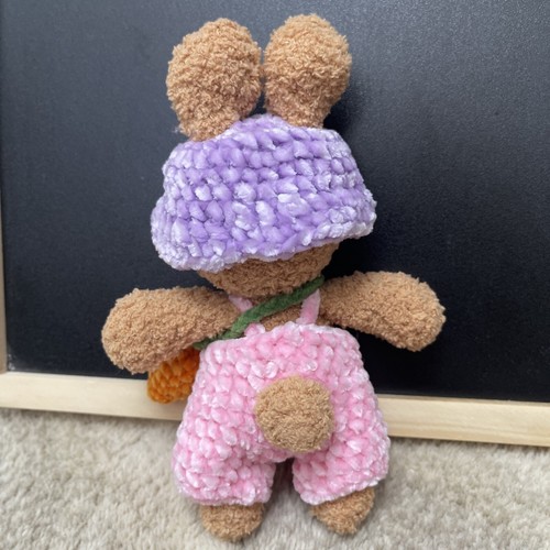 Crochet Spring Bunny Plushie | Soft plush Toy | Handmade Gifts - Picture 2 of 4