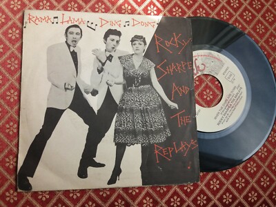 RAMA LAMA DING DONG ROCKY SHARPE AND THE REPLAYS 80 ITALY 45 Umdrehungen 7'' EX++/NEUWERTIG