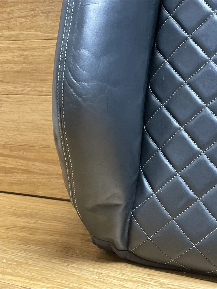 Cojín de asiento superior delantero izquierdo negro OEM AUDI S6 S7 2012-2018 *NOTA* Foto 4 de 4