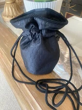 Christian Dior black evening pouch. very good condition