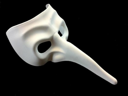 Bulk Blank DIY White Unpaint Masquerade Mask Polyresin Base Halloween Costume - Picture 22 of 30