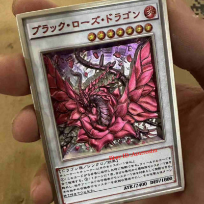 Yu-Gi-Oh! 25. Jahrestag Limited Edition Handbemalt Metall geprägte 3D Karte