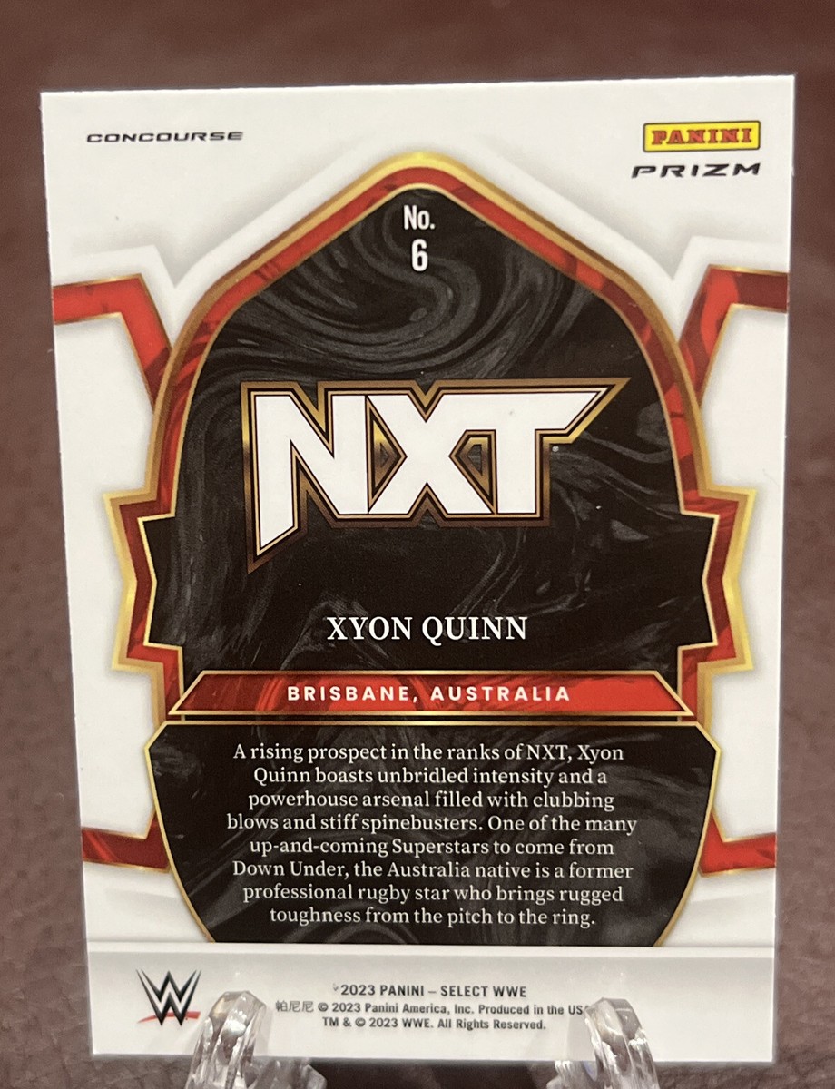 Quinn 専用 2023 Panini Select WWE - XYON QUINN *Concourse Tri-Color Prizm