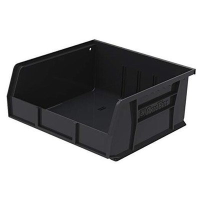  30235 AkroBins Plastic Hanging Stackable Storage Organizer Bin, 11-Inch Black