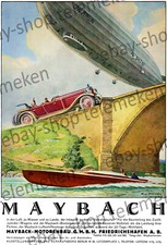 August Brandes Zeppelin LZ 127 Maybach Auto Luftfahrt Motorenbau Bodensee 1930!!