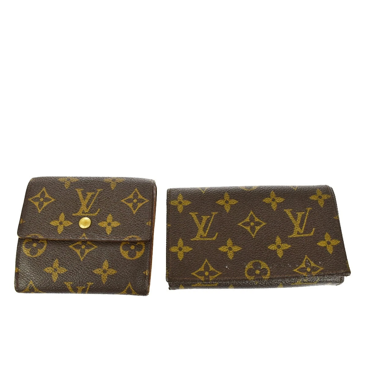 Louis Vuitton Brown 1998 LV Monogram Trifold Wallet