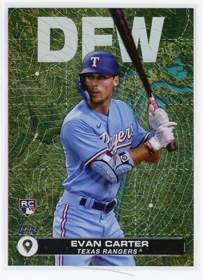 2024 Topps City DFW Evan Carter RC