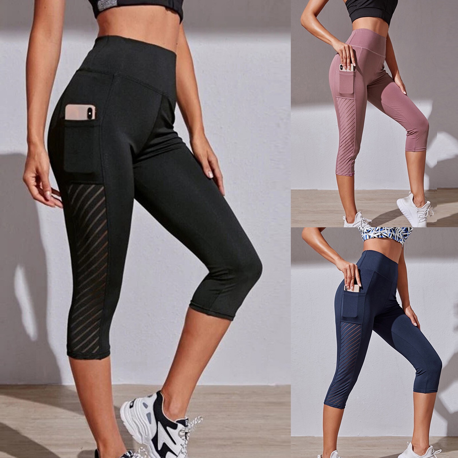 Tummy Control Running Capris