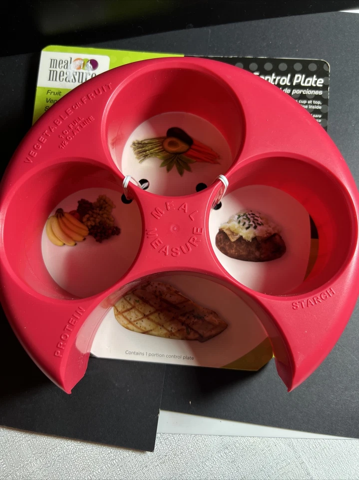 Portion Control Plate Meal Meausure Plates/Container for Weight Loss/Diet Tool — 第 2/4 张图片