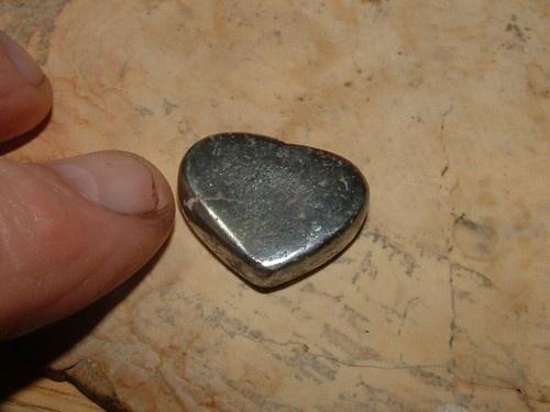 SILVER HEART CAB 65 CARATS SILVER GEM ONTARIO CANADA - Picture 7 of 7