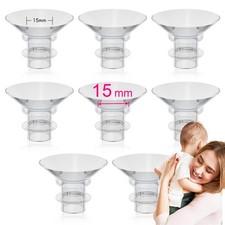 LOZAEVE 15mm Flange Insert Compatible with 24mm Flange/Shield of Breast Pumps,