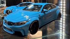 GT Spirit 1/18 BMW M4 F82 LB Works YaMarine Blue, Liberty Walk,Display Model