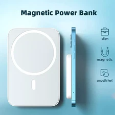 Magnetic Power Bank Charger 20000mAh Battery Pack For iPhone 8/X/11/12/13/14 Pro
