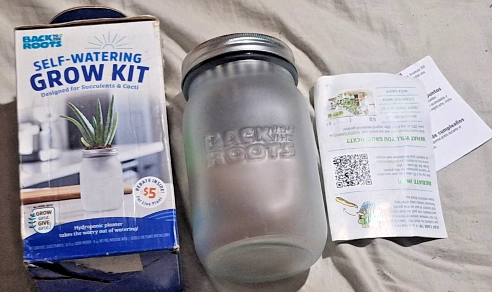 2x SELF-WATERING GROW KIT - SUCCULENTS mini hydroponic system - Image 3 of 3