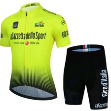 Tuta da Ciclismo GIRO D'ITALIA Completo Colorato Set Da Ciclista Bici MTB