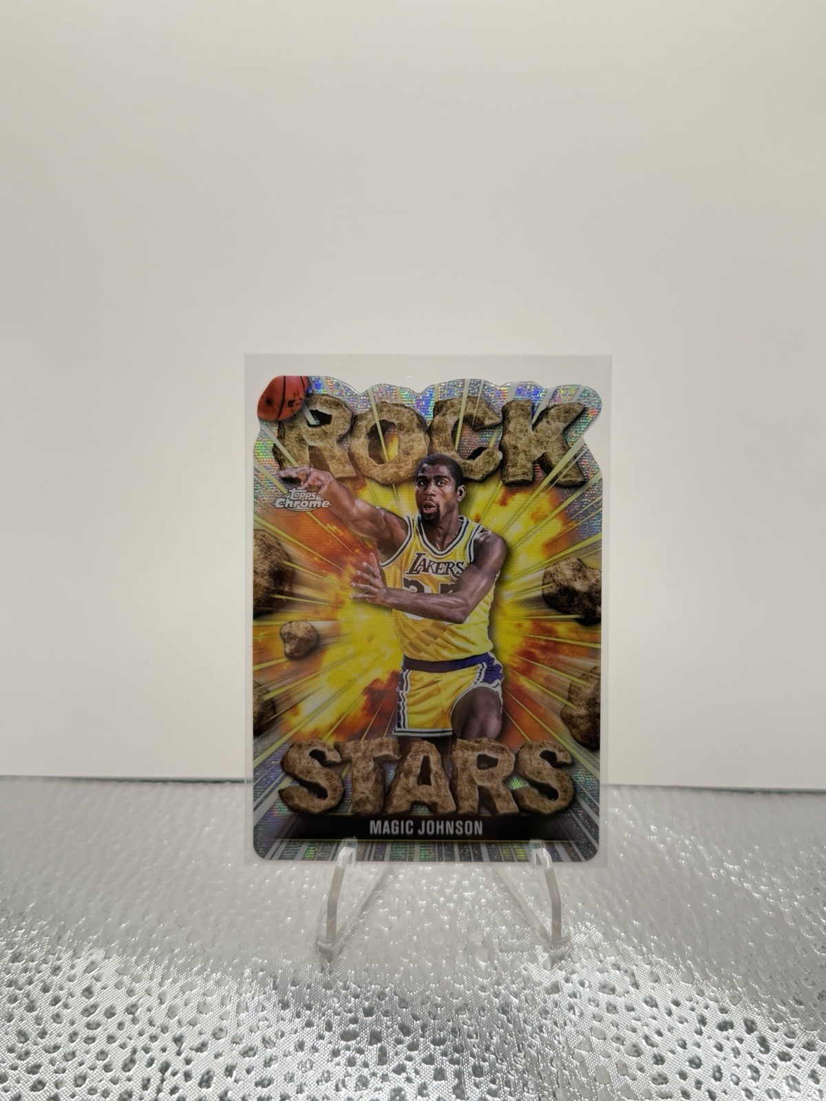 2025-26 Topps Chrome Rock Stars #RS11 Magic Johnson SP LAKERS HOF