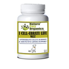 Organic Pet Systems I Cellebrate Life Max - Dog Antioxidant Lipoma Support