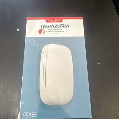 Heath Co Zenith SL-2735 35 Wired Doorbell Chime White 2 Melodies NEW IN BOX