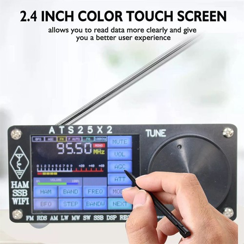 ATS25X2 Radio Receiver FM RDS AM LW MW SW SSB DSP Receiver With WIFI Antenna - Afbeelding 14 van 14
