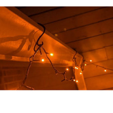 10Pcs Double Hook Gutter Clips for Christmas Lights–Plastic Outdoor Light Hanger