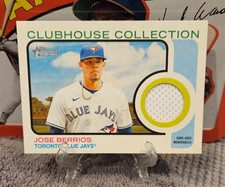 2022 JOSE BERRIOS TOPPS HERITAGE LOW CLUBHOUSE COLLECTION JERSEY RELIC CC-JB
