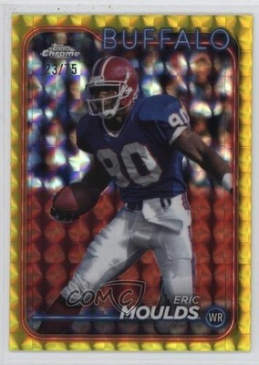 2024 Topps Chrome Yellow Geometric Refractor 23/75 Eric Moulds #12 15vt