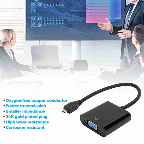 Micro To VGA Micro To VGA Video Converter Adapter 1080P For Raspbe NEW - Afbeelding 5 van 12