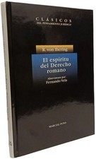 Abreviatura de El espítiru del derecho romano| Jhering Rudolf von| Très bon état