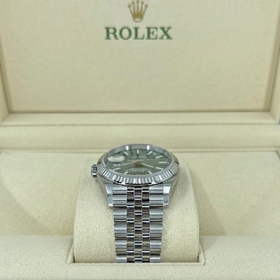 2025 Rolex Datejust 36mm Green, Jubilee, Unworn Full Set Full