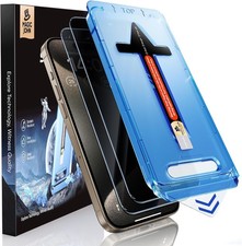 2PCS Privacy Glass Screen Protector for iPhone 15 Pro Max 6.7 Inch Anti Dust Bub