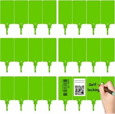 200 Pieces Plastic Tags Waterproof Plastic Seal Shipping Tags Logistics Use Big