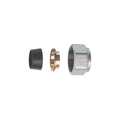 KIT DI TENUTA IN GOMMA A COMPRESSIONE PER TUBO RAME IN 3 PZ (FAR) Diam 16