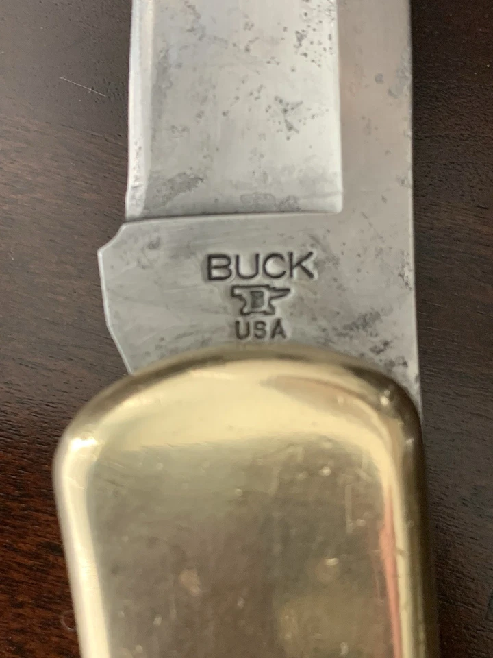 Hoja de punto de caída personalizada Buck 110 Hunter Foto 3 de 4