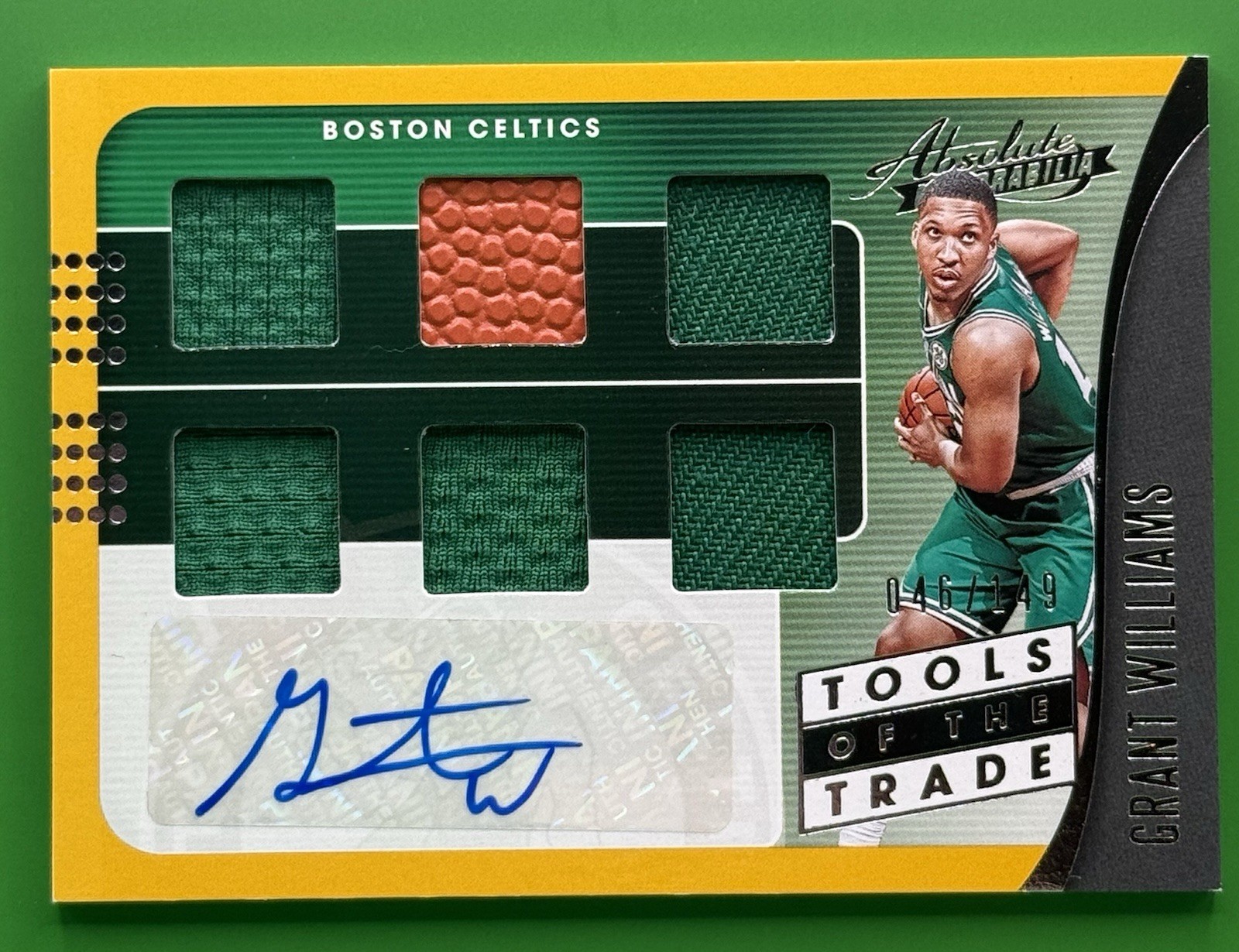 2019-20 Panini Absolute Grant Williams 6 Piece RELIC JSY AUTO #D 46/149!!