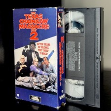 The Texas Chainsaw Massacre Part 2 VHS Video Treasures Film Horror VHS
