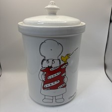 Vtg Barney Saltzberg Chefs 1983 Sugar Canister Cookie Jar Made In USA Read