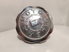 Tappo benzina Gilera Saturno alluminio "carburante supercortemaggiore" nuovo