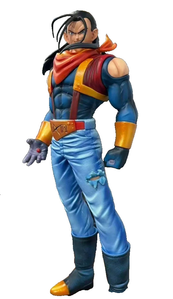Dragon Ball Z Super Android 17 Figura 33CM PVC Estatua Coleccionista Anime