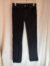 Gap Kids 1969 Black Denim Jeans Girls 14 Regular Straight