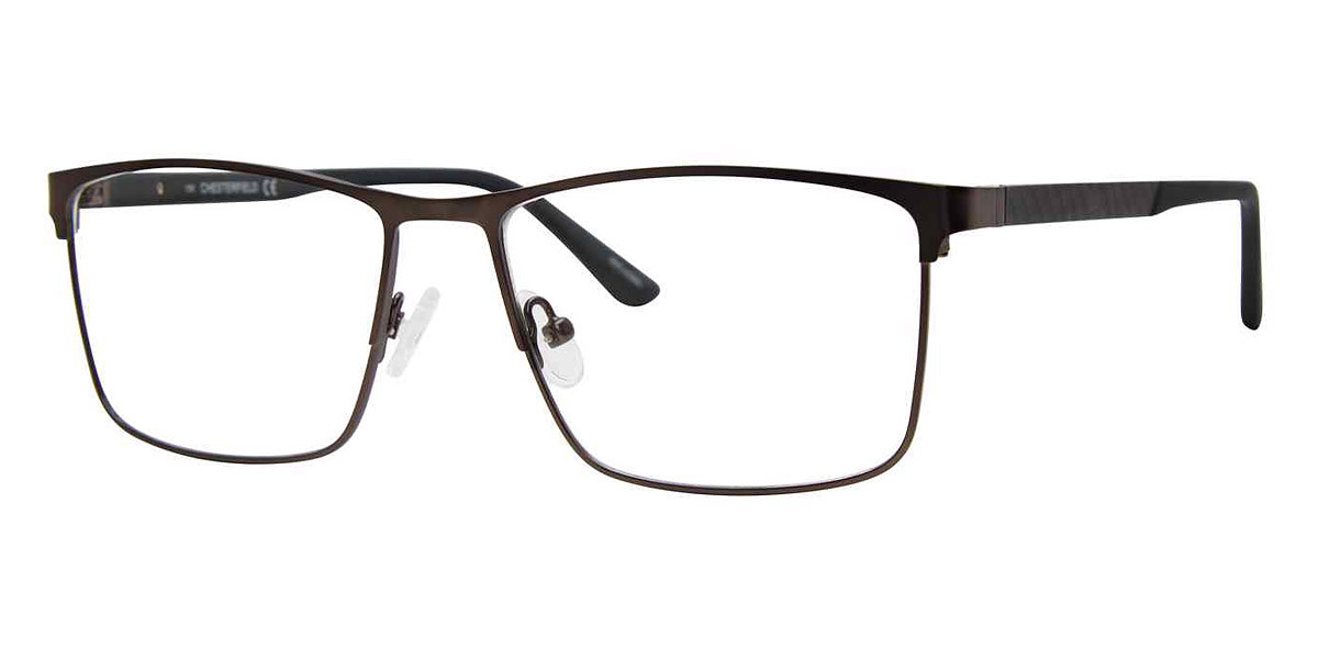 Мужские очки Chesterfield CH 104XL Матово-серые прямоугольные 56 Новые, 100% подлинные