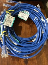 Lot Of 10 Panduit UTPSP5BUY Cat6 24 AWG UTP Copper Patch Cord 5ft Blue