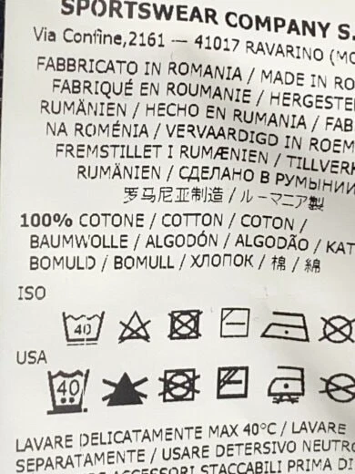 Felpa con cappuccio STONE ISLAND Zip M Cotone BLK Colore solido 