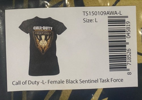 Call Of Duty - Sentinel Task Force - Female T Shirt Size Large - Bioworld Merch - 第 3/6 張圖片