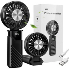 Handventilator, Portable Mini Ventilator Akku Aufladbar, USB Hand Ventilatore...