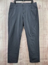 Vuori Meta Pants Mens 34x30 Black Slim Fit Performance Tech Pant